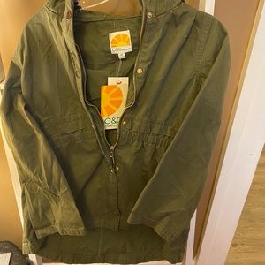 Army green children’s jacket